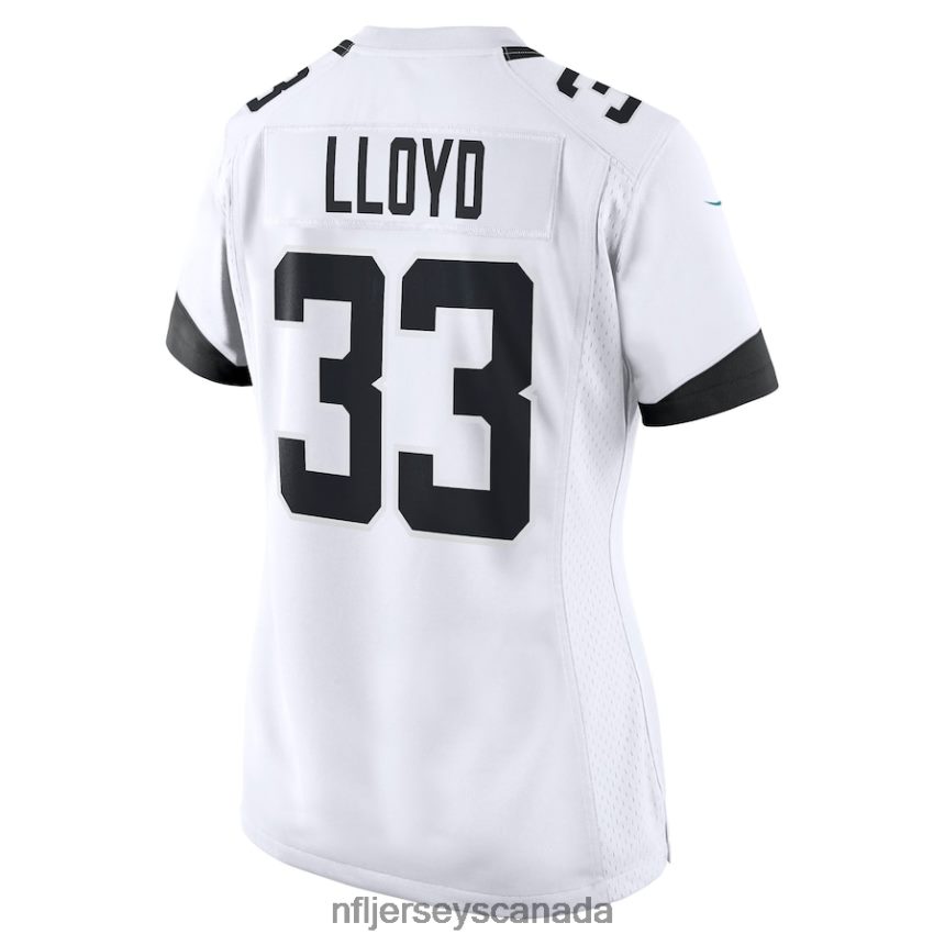 Women Jacksonville Jaguars Devin Lloyd Nike White Away Game Player Jersey Clothing NFL TBXFR64047