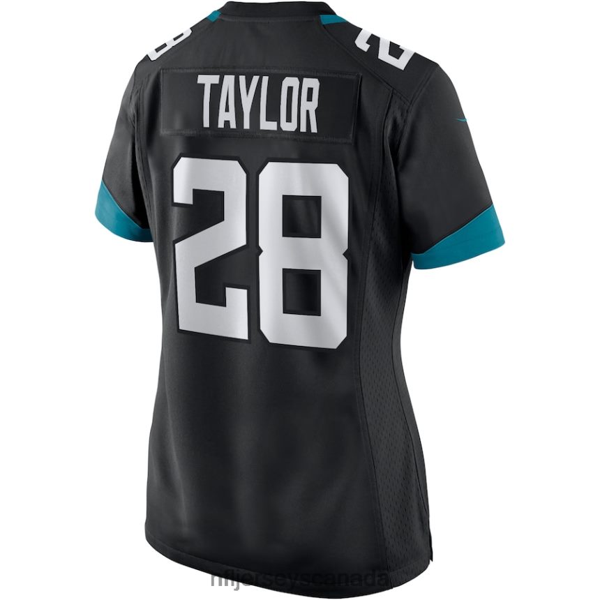 Women Jacksonville Jaguars Fred Taylor Nike Black Game Retired Player Jersey Clothing NFL TBXFR63098