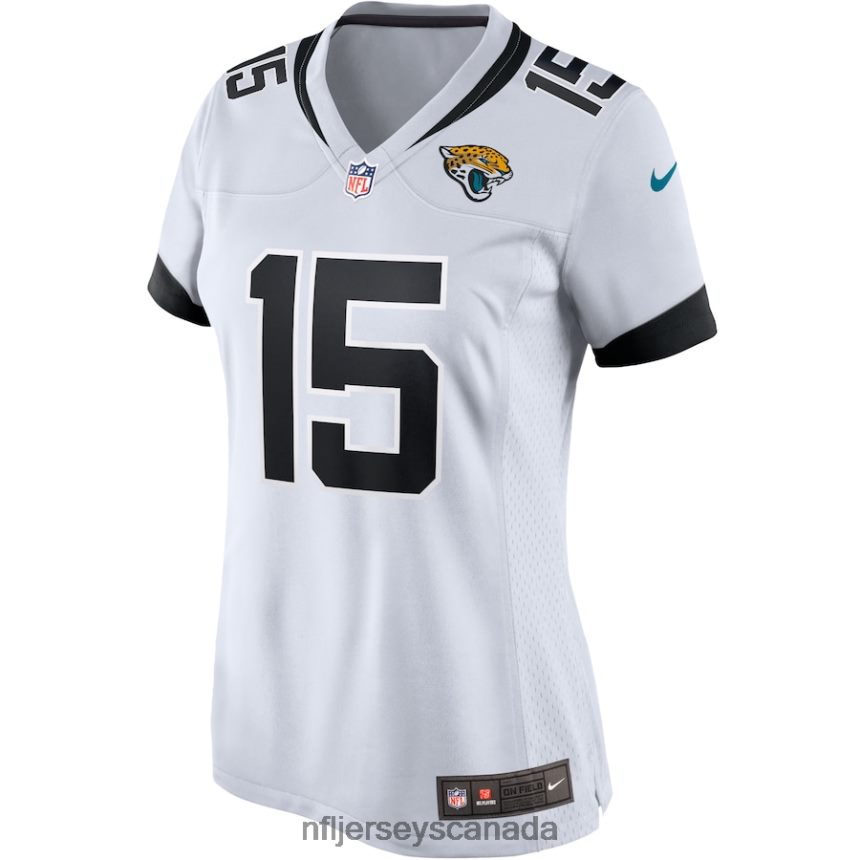 Women Jacksonville Jaguars Gardner Minshew II Nike White Game Jersey Clothing NFL TBXFR62187