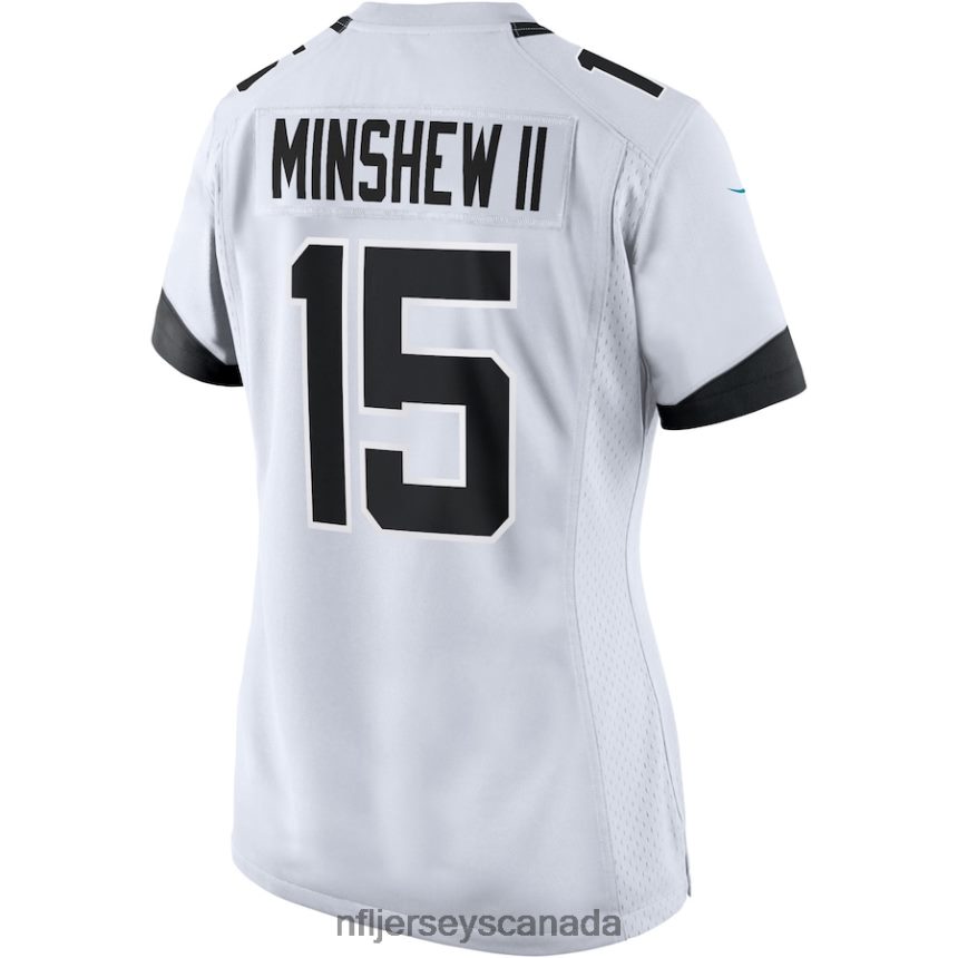 Women Jacksonville Jaguars Gardner Minshew II Nike White Game Jersey Clothing NFL TBXFR62187