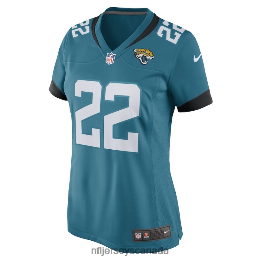 Women Jacksonville Jaguars Jamycal Hasty Nike Teal Game Player Jersey Clothing NFL TBXFR65779