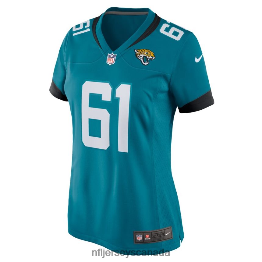 Women Jacksonville Jaguars Jimmy Murray Nike Teal Home Game Player Jersey Clothing NFL TBXFR64659
