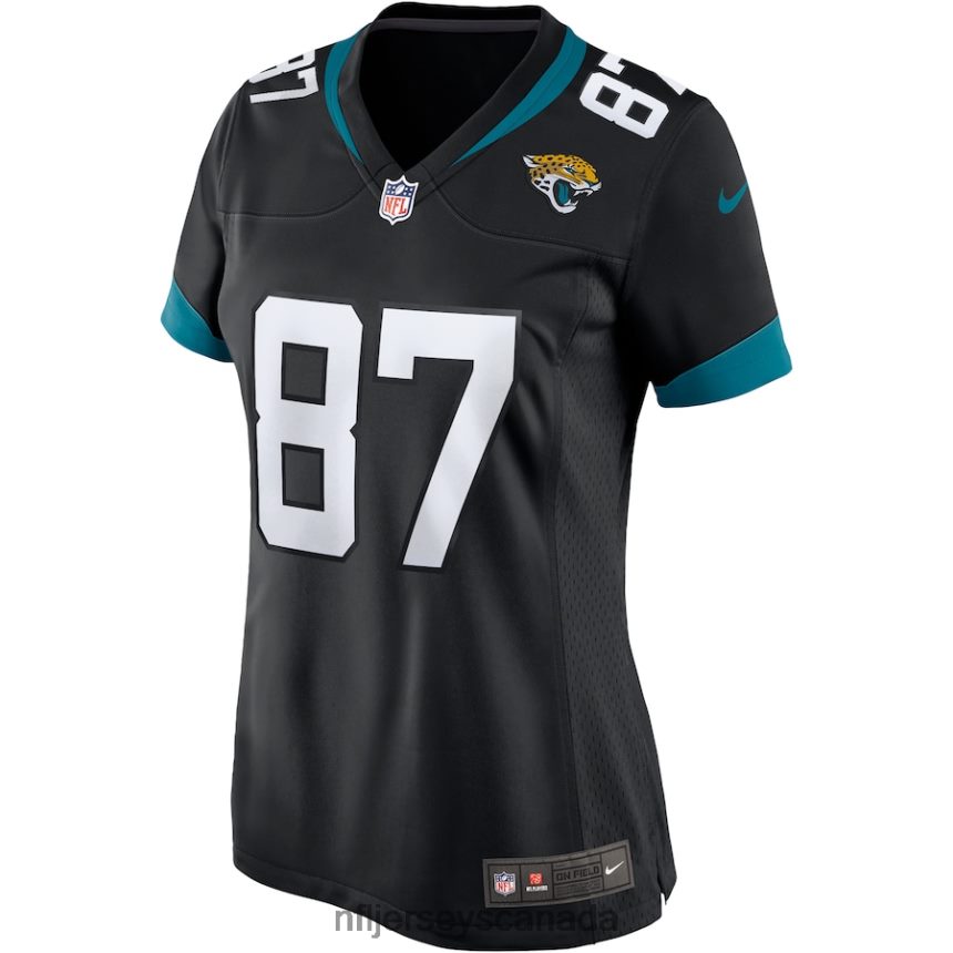 Women Jacksonville Jaguars Keenan McCardell Nike Black Game Retired Player Jersey Clothing NFL TBXFR63721