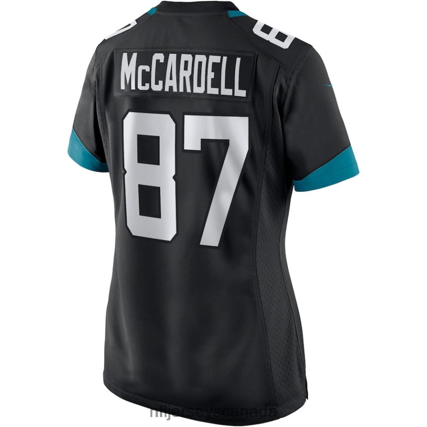 Women Jacksonville Jaguars Keenan McCardell Nike Black Game Retired Player Jersey Clothing NFL TBXFR63721