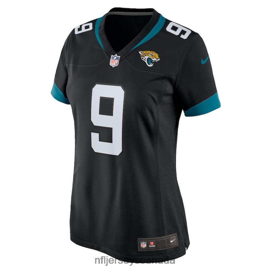 Women Jacksonville Jaguars Logan Cooke Nike Black Game Jersey Clothing NFL TBXFR65948