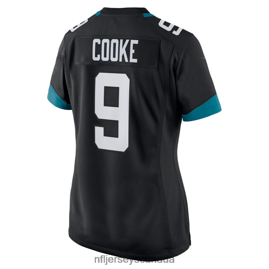 Women Jacksonville Jaguars Logan Cooke Nike Black Game Jersey Clothing NFL TBXFR65948