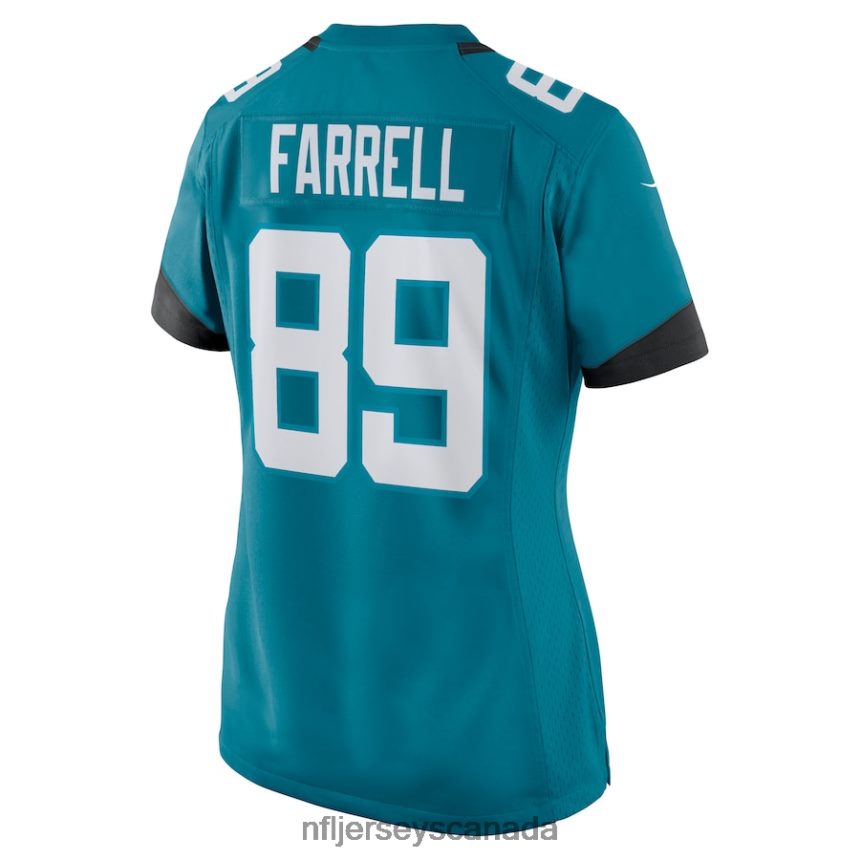 Women Jacksonville Jaguars Luke Farrell Nike Teal Nike Game Jersey Clothing NFL TBXFR66195