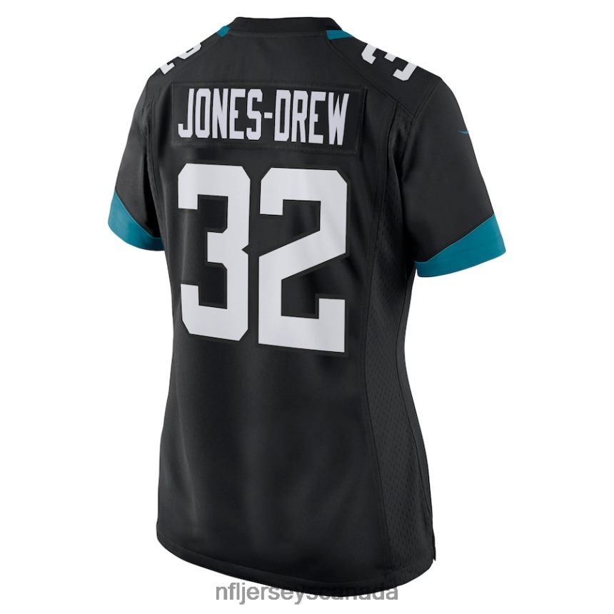 Women Jacksonville Jaguars Maurice Jones-Drew Nike Black Game Retired Player Jersey Clothing NFL TBXFR65909