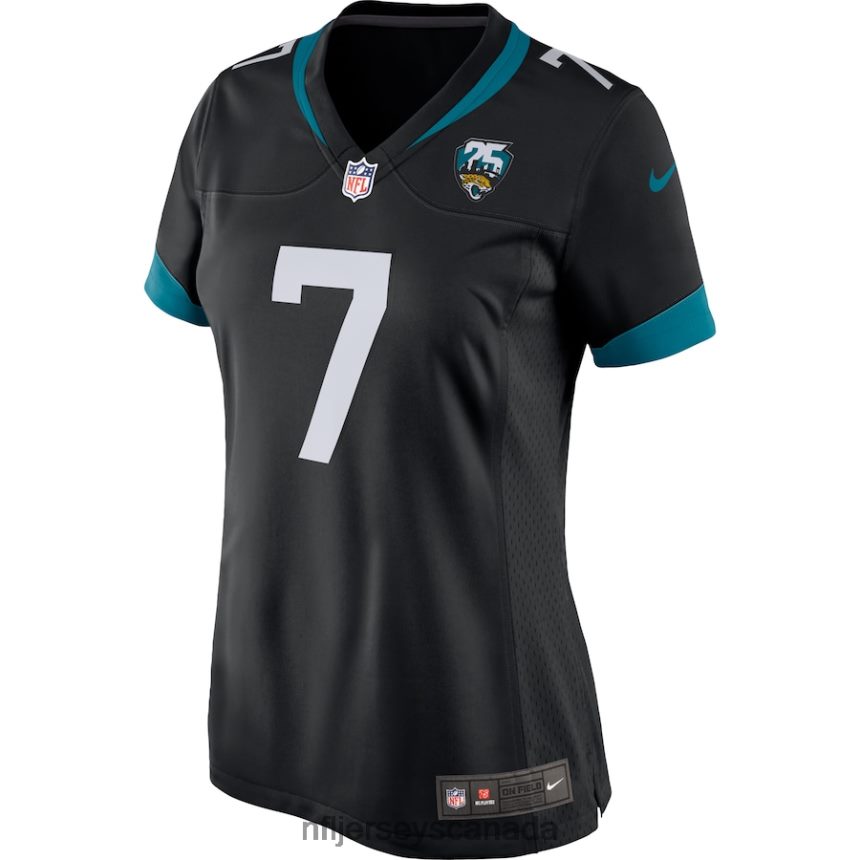 Women Jacksonville Jaguars Nick Foles Nike Black 25th Season Game Jersey Clothing NFL TBXFR63578