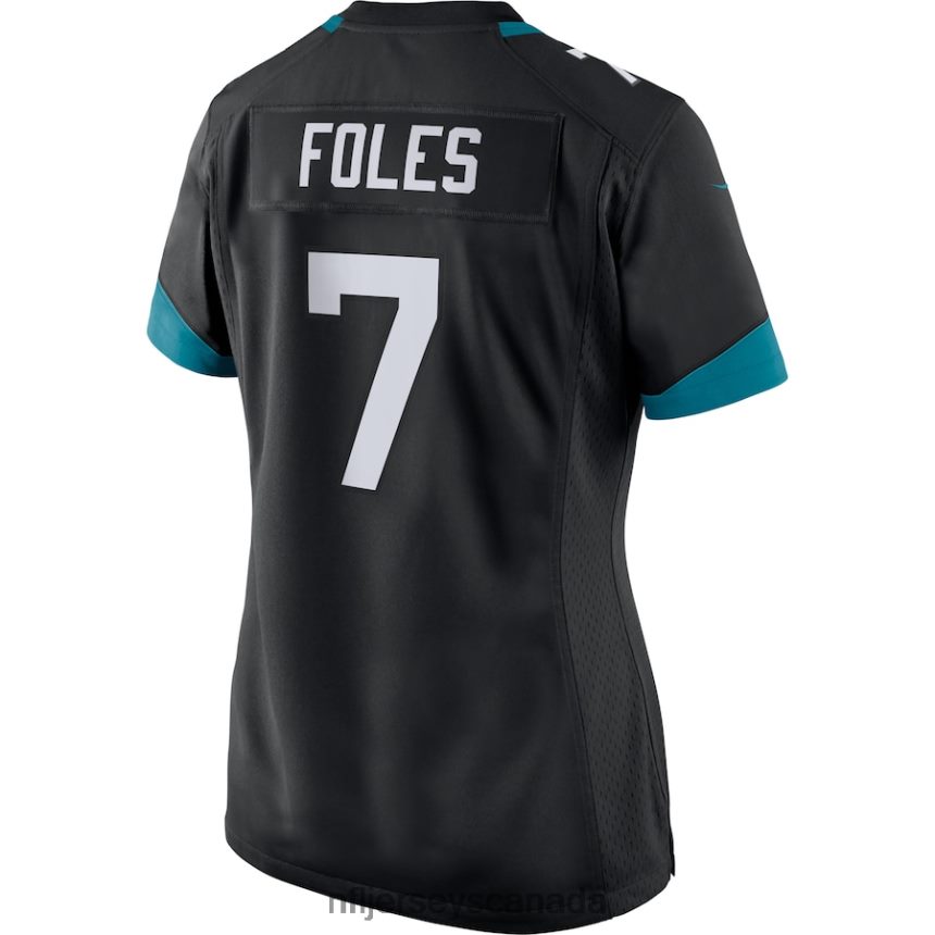Women Jacksonville Jaguars Nick Foles Nike Black 25th Season Game Jersey Clothing NFL TBXFR63578
