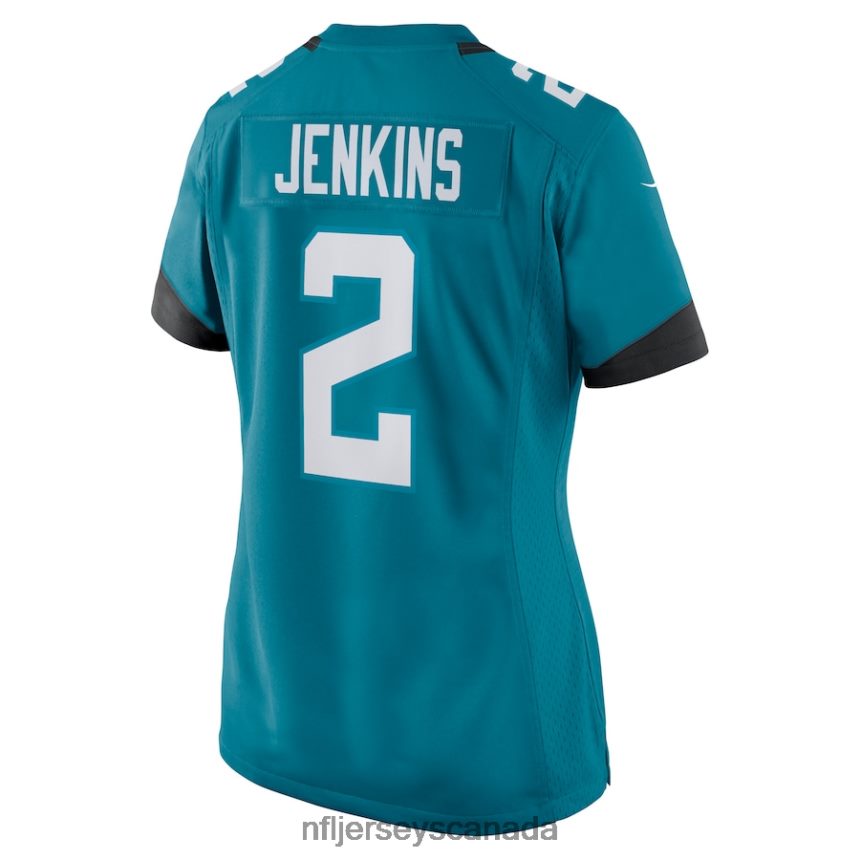 Women Jacksonville Jaguars Rayshawn Jenkins Nike Teal Game Player Jersey Clothing NFL TBXFR62870