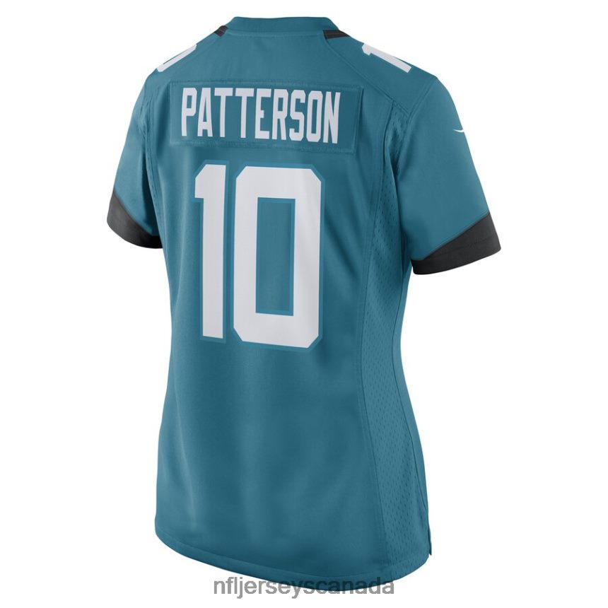 Women Jacksonville Jaguars Riley Patterson Nike Teal Game Player Jersey Clothing NFL TBXFR63149