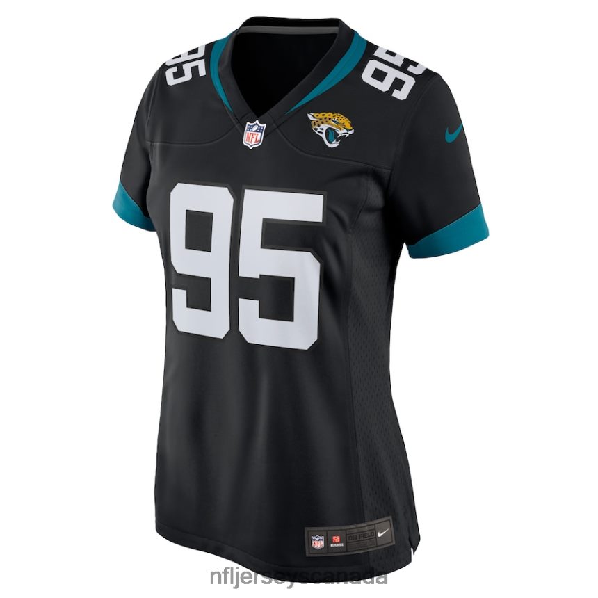 Women Jacksonville Jaguars Roy Robertson-Harris Nike Black Game Jersey Clothing NFL TBXFR66159
