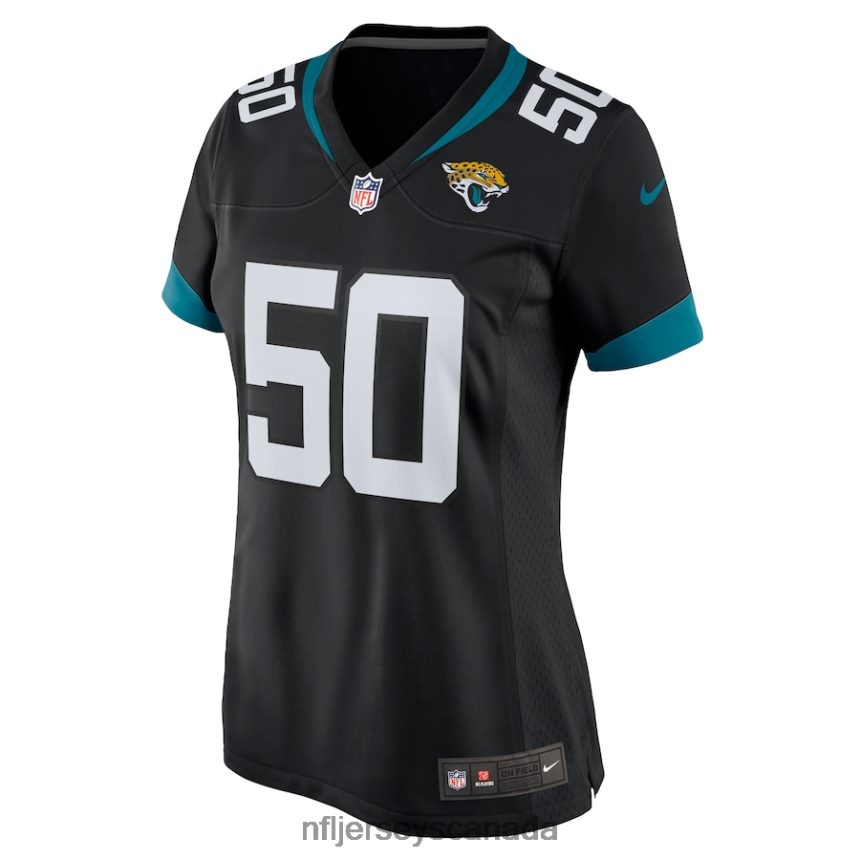 Women Jacksonville Jaguars Shaquille Quarterman Nike Black Game Jersey Clothing NFL TBXFR64642