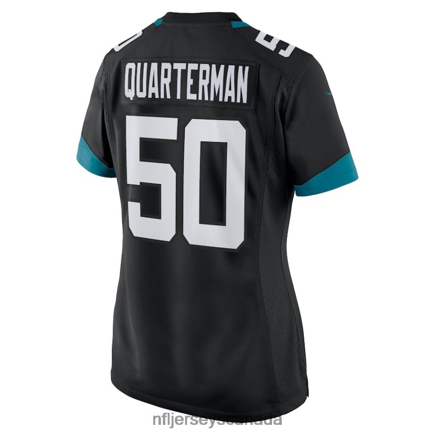 Women Jacksonville Jaguars Shaquille Quarterman Nike Black Game Jersey Clothing NFL TBXFR64642