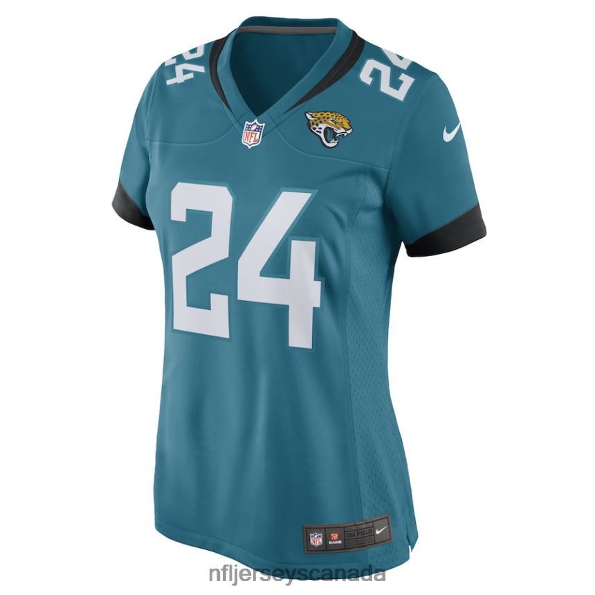 Women Jacksonville Jaguars Snoop Conner Nike Teal Game Player Jersey Clothing NFL TBXFR64427