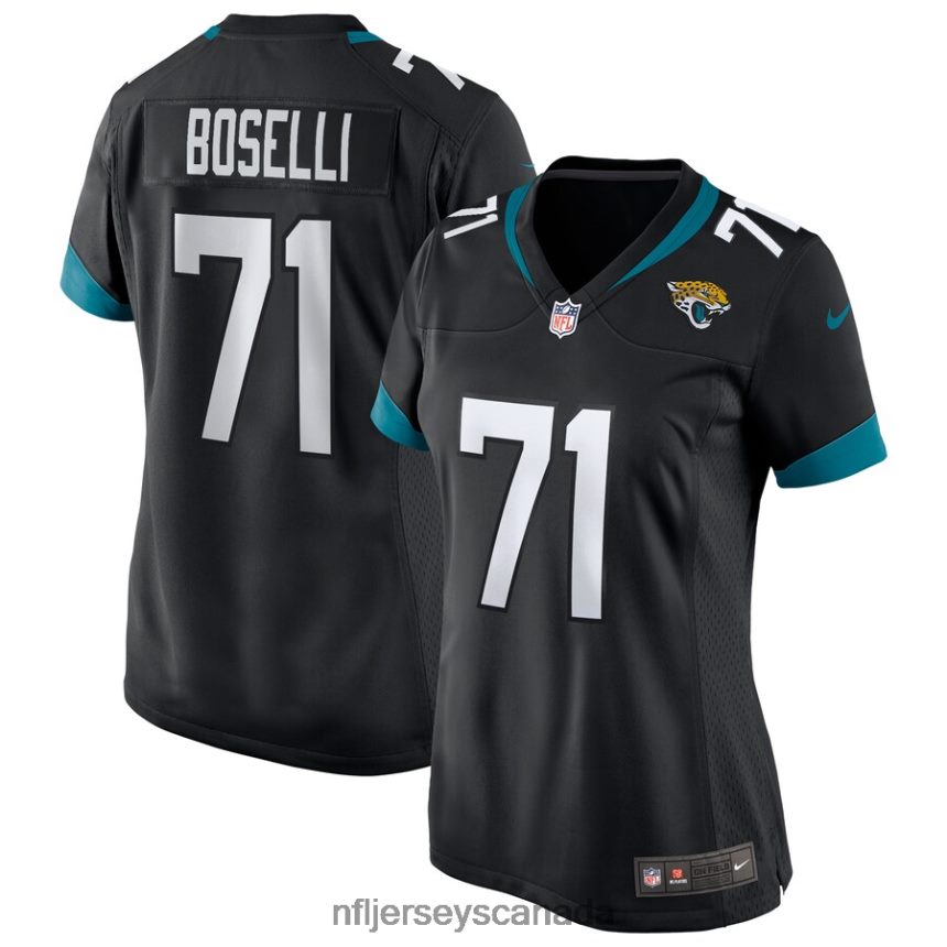 Women Jacksonville Jaguars Tony Boselli Nike Black Game Retired Player Jersey Clothing NFL TBXFR63150