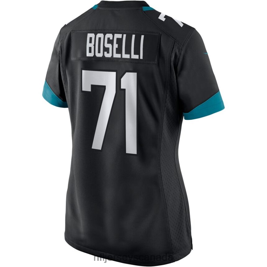 Women Jacksonville Jaguars Tony Boselli Nike Black Game Retired Player Jersey Clothing NFL TBXFR63150