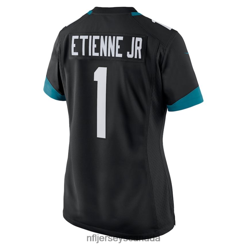 Women Jacksonville Jaguars Travis Etienne Nike Black Game Jersey Clothing NFL TBXFR61790