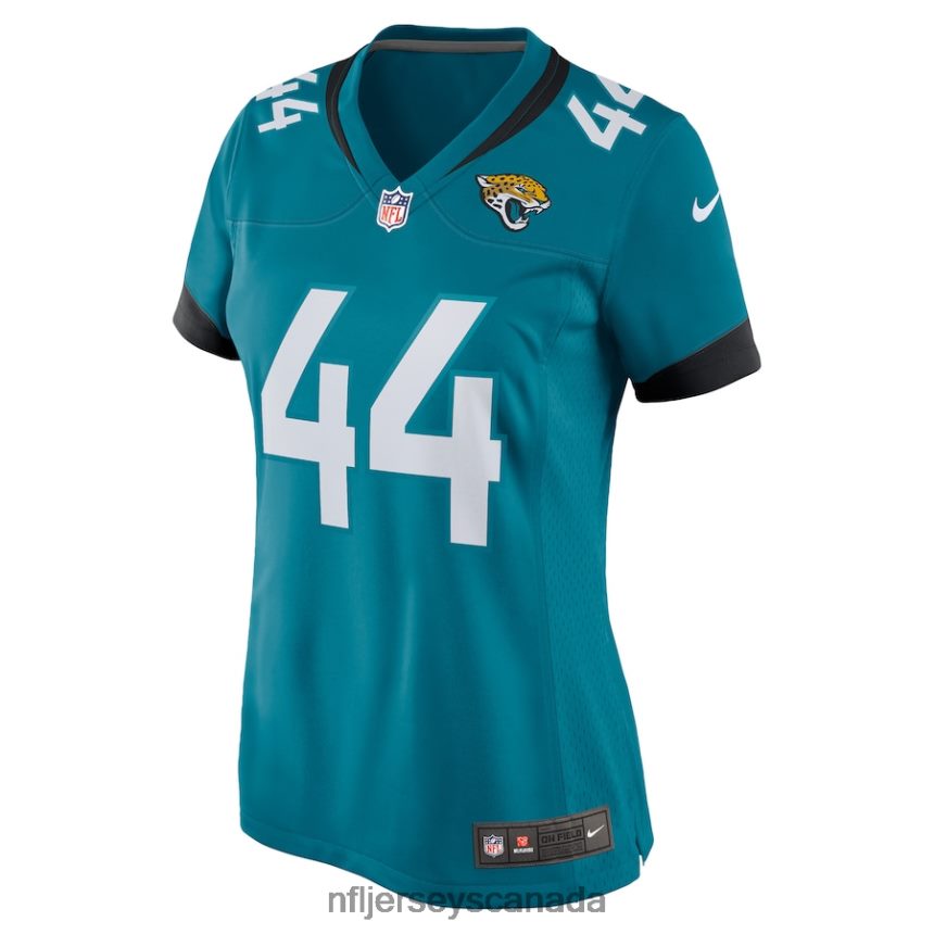 Women Jacksonville Jaguars Travon Walker Nike Teal Game Jersey Clothing NFL TBXFR61536