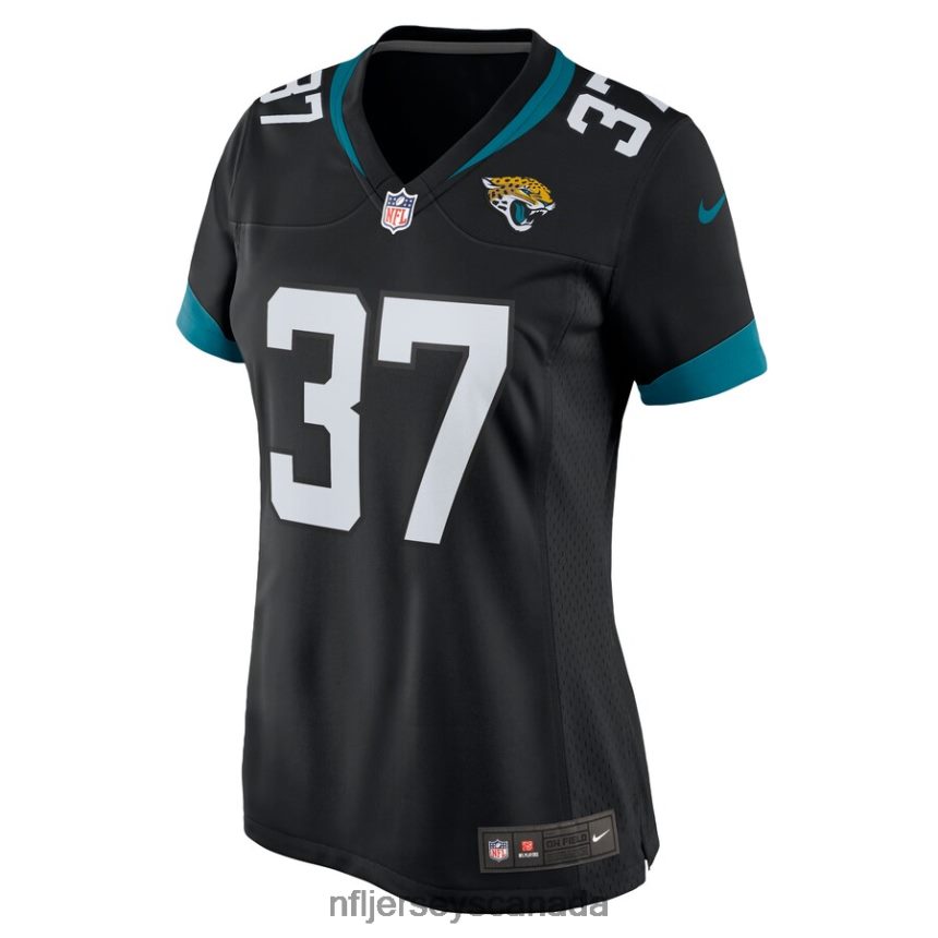 Women Jacksonville Jaguars Tre Herndon Nike Black Game Jersey Clothing NFL TBXFR66136