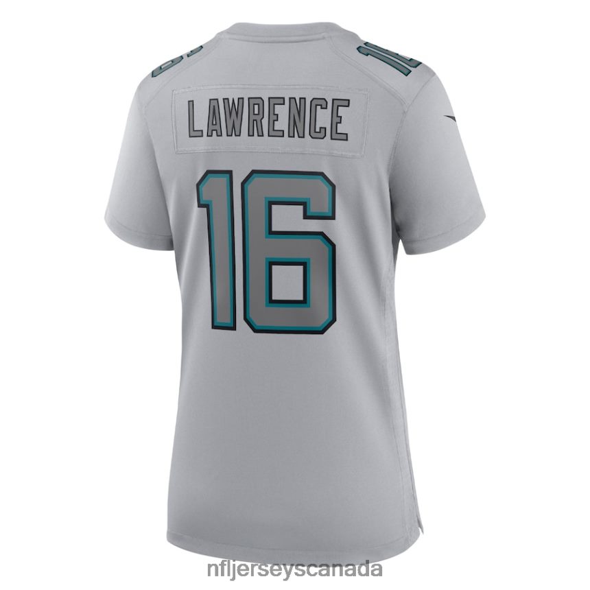 Women Jacksonville Jaguars Trevor Lawrence Nike Gray Atmosphere Fashion Game Jersey Clothing NFL TBXFR62614