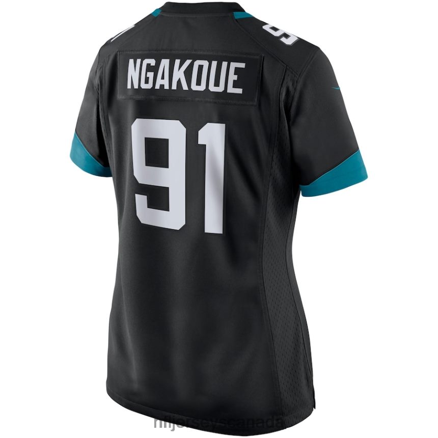 Women Jacksonville Jaguars Yannick Ngakoue Nike Black Game Player Jersey Clothing NFL TBXFR63678