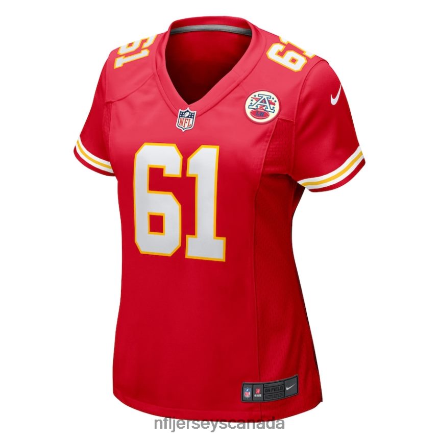 Women Kansas City Chiefs Austin Reiter Nike Red Game Player Jersey Clothing NFL TBXFR64592