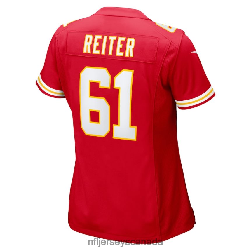 Women Kansas City Chiefs Austin Reiter Nike Red Game Player Jersey Clothing NFL TBXFR64592
