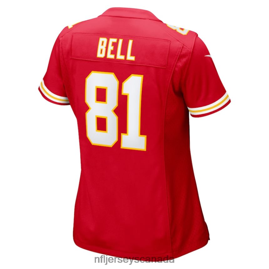 Women Kansas City Chiefs Blake Bell Nike Red Game Player Jersey Clothing NFL TBXFR63708