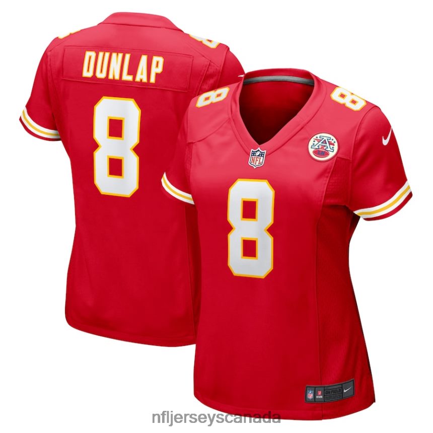 Women Kansas City Chiefs Carlos Dunlap Nike Red Home Game Player Jersey Clothing NFL TBXFR63163