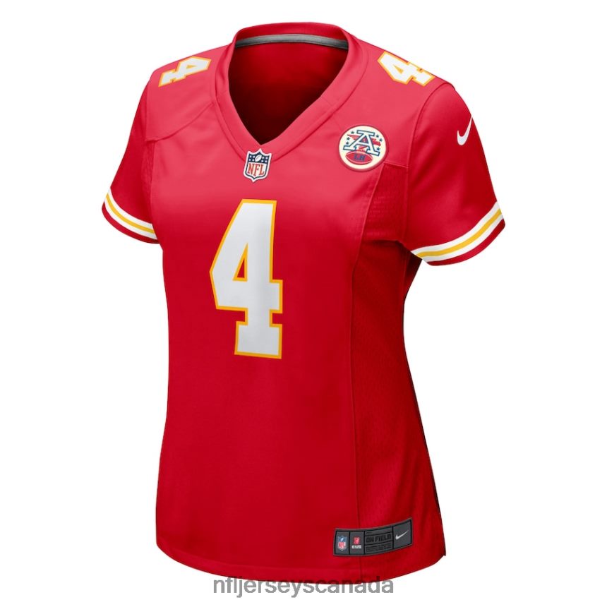 Women Kansas City Chiefs Chad Henne Nike Red Game Jersey Clothing NFL TBXFR63930
