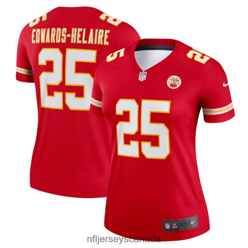 Women Kansas City Chiefs Clyde Edwards-Helaire Nike Red Legend Jersey Clothing NFL TBXFR62758