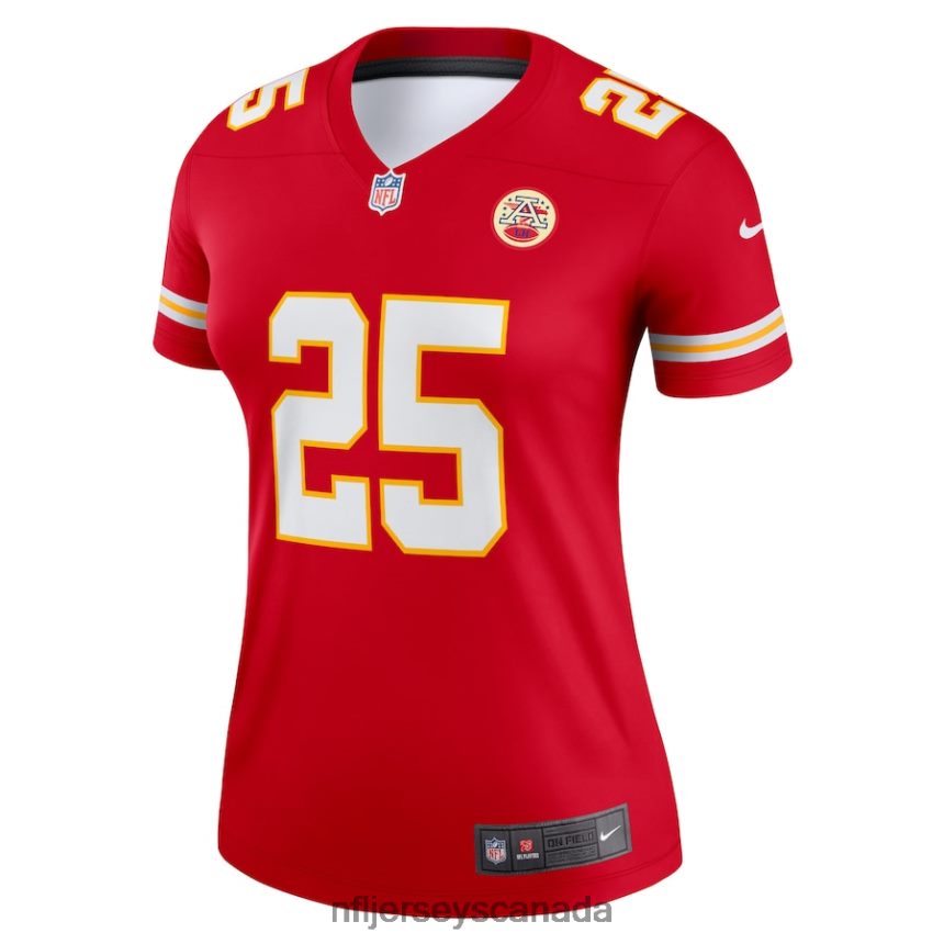 Women Kansas City Chiefs Clyde Edwards-Helaire Nike Red Legend Jersey Clothing NFL TBXFR62758