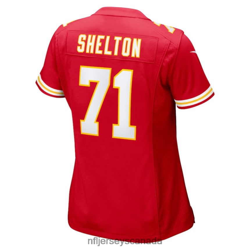 Women Kansas City Chiefs Danny Shelton Nike Red Game Player Jersey Clothing NFL TBXFR65736