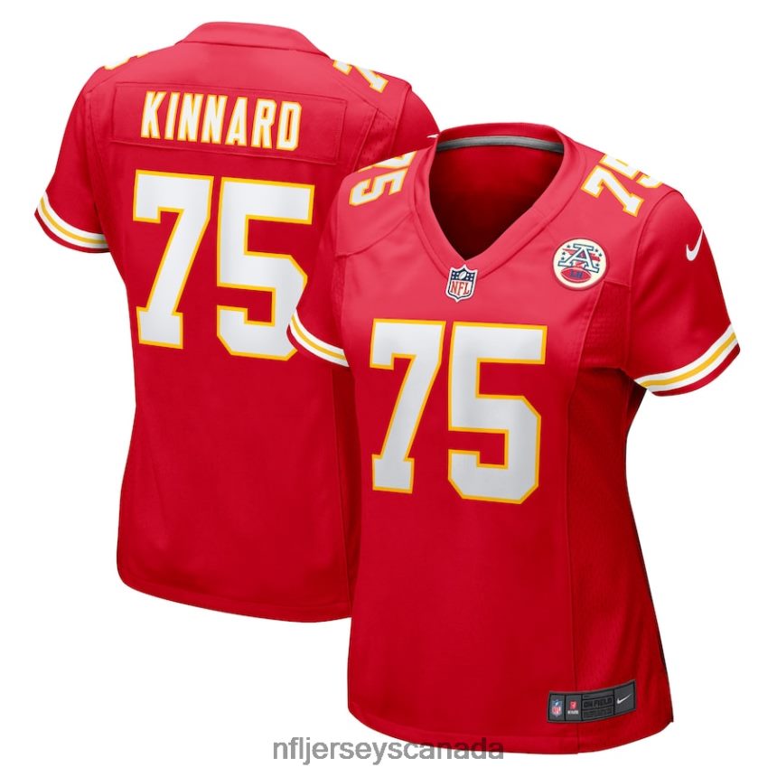 Women Kansas City Chiefs Darian Kinnard Nike Red Game Player Jersey Clothing NFL TBXFR63717