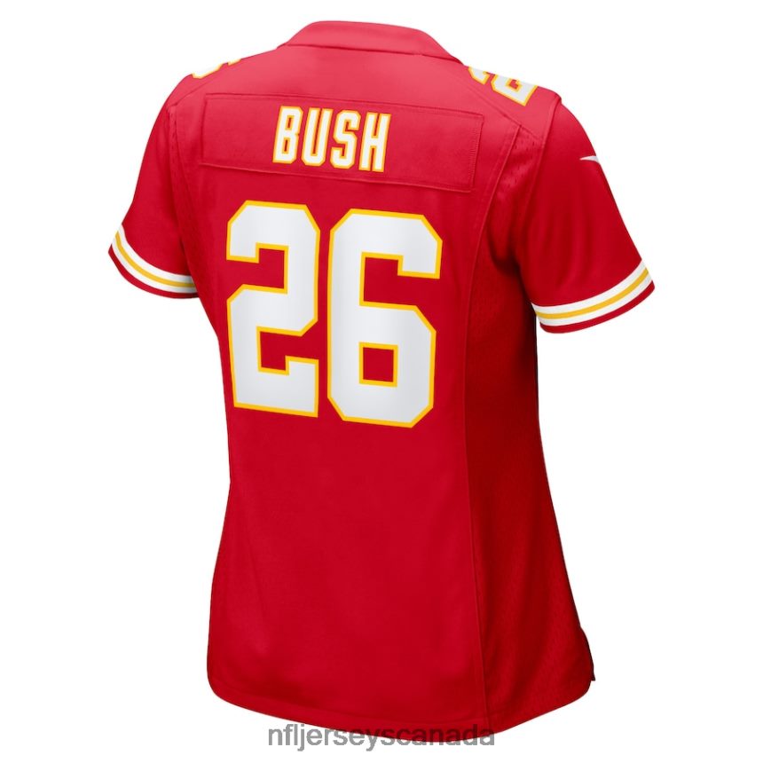 Women Kansas City Chiefs Deon Bush Nike Red Game Player Jersey Clothing NFL TBXFR66416