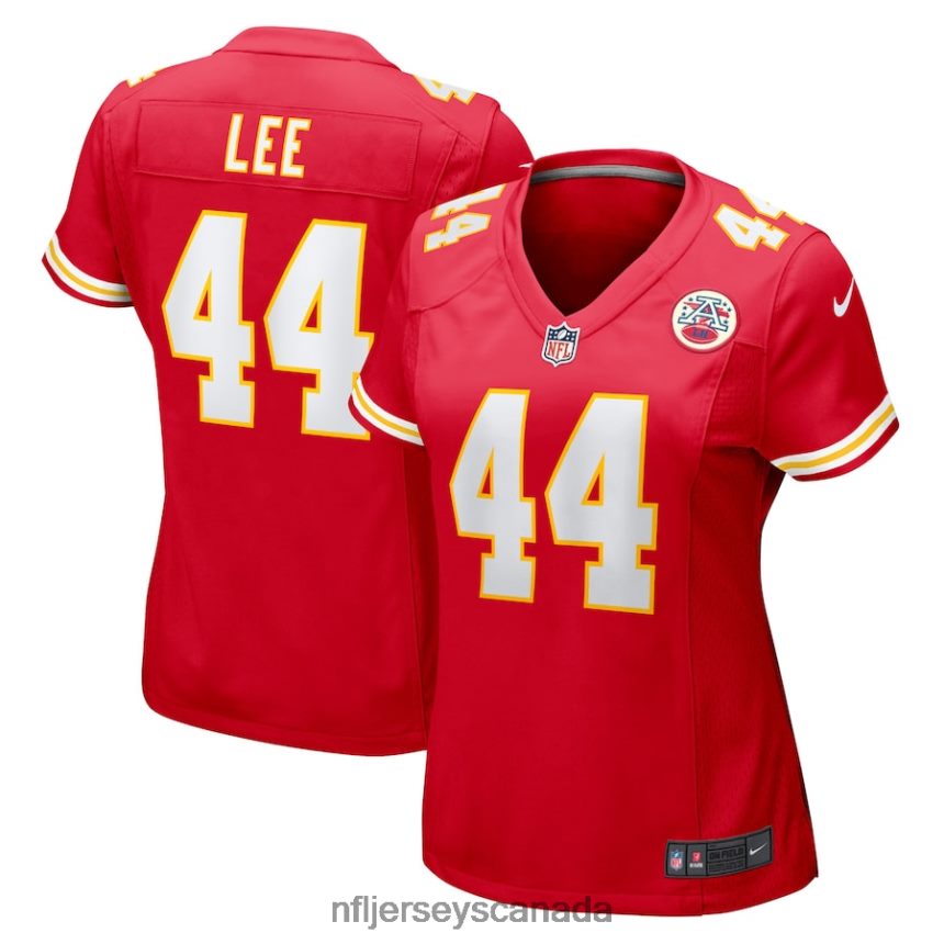 Women Kansas City Chiefs Elijah Lee Nike Red Game Player Jersey Clothing NFL TBXFR65775