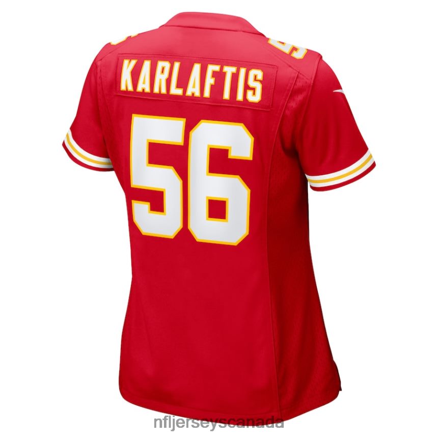 Women Kansas City Chiefs George Karlaftis Nike Red Game Player Jersey Clothing NFL TBXFR62134