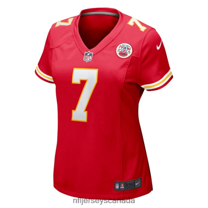 Women Kansas City Chiefs Harrison Butker Nike Red Game Jersey Clothing NFL TBXFR61364