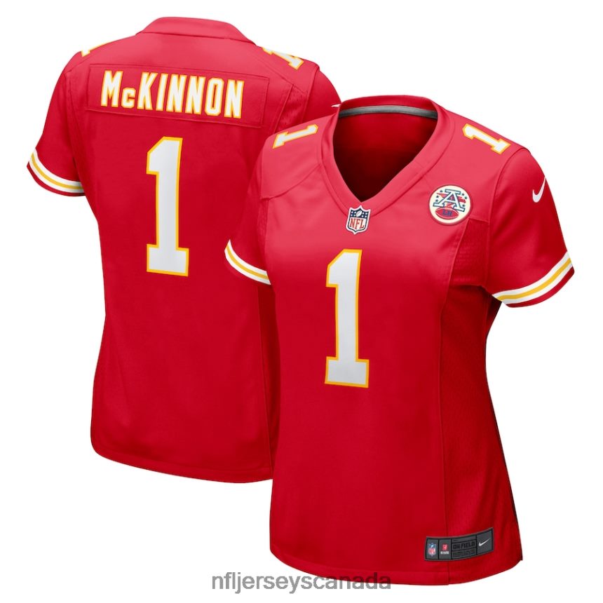 Women Kansas City Chiefs Jerick McKinnon Nike Red Game Player Jersey Clothing NFL TBXFR61864