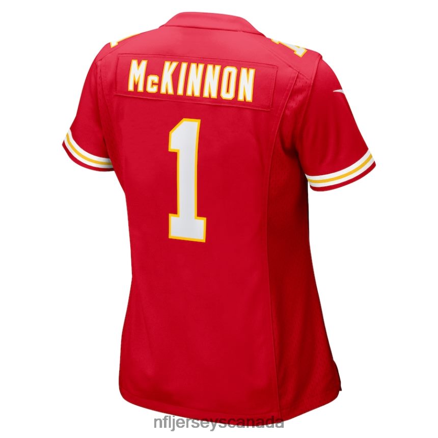 Women Kansas City Chiefs Jerick McKinnon Nike Red Game Player Jersey Clothing NFL TBXFR61864