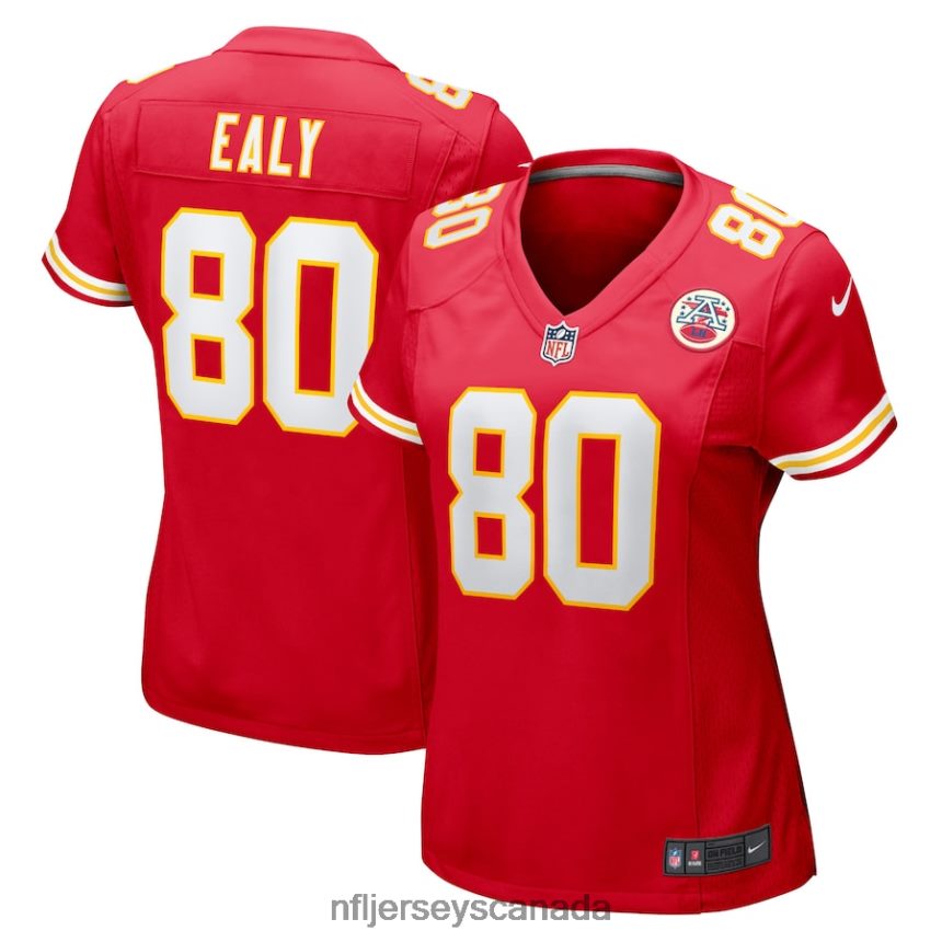 Women Kansas City Chiefs Jerrion Ealy Nike Red Game Player Jersey Clothing NFL TBXFR64269