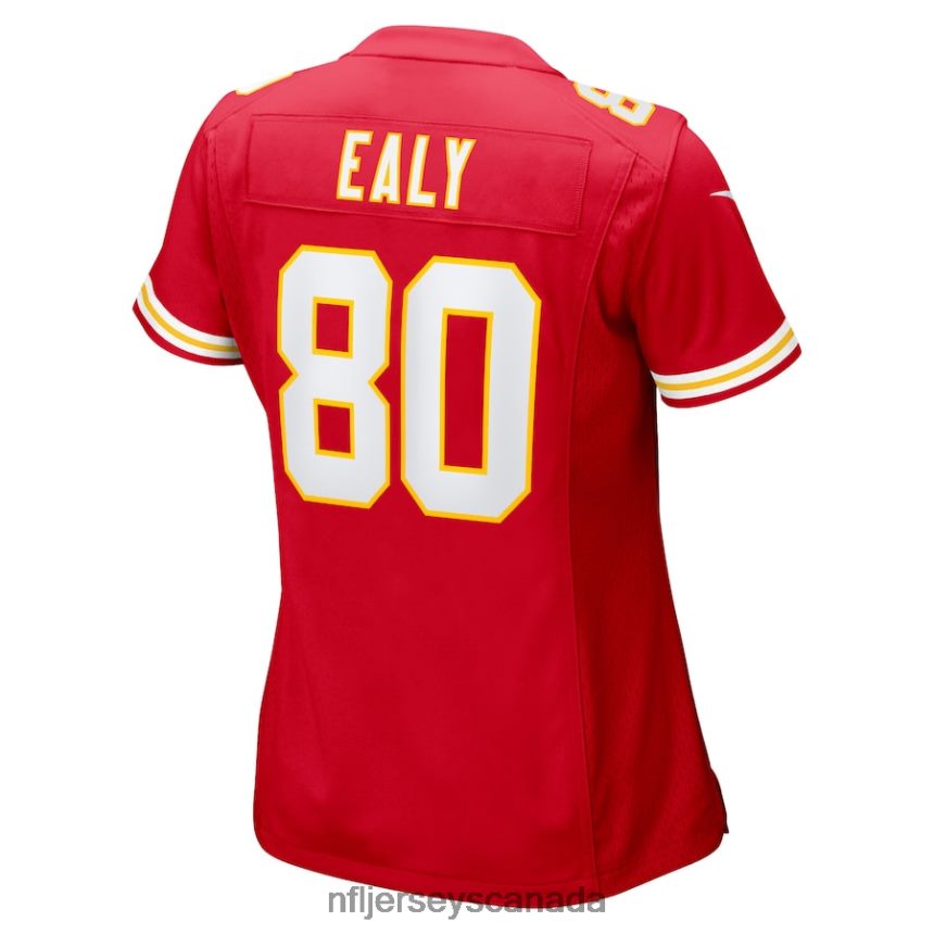 Women Kansas City Chiefs Jerrion Ealy Nike Red Game Player Jersey Clothing NFL TBXFR64269
