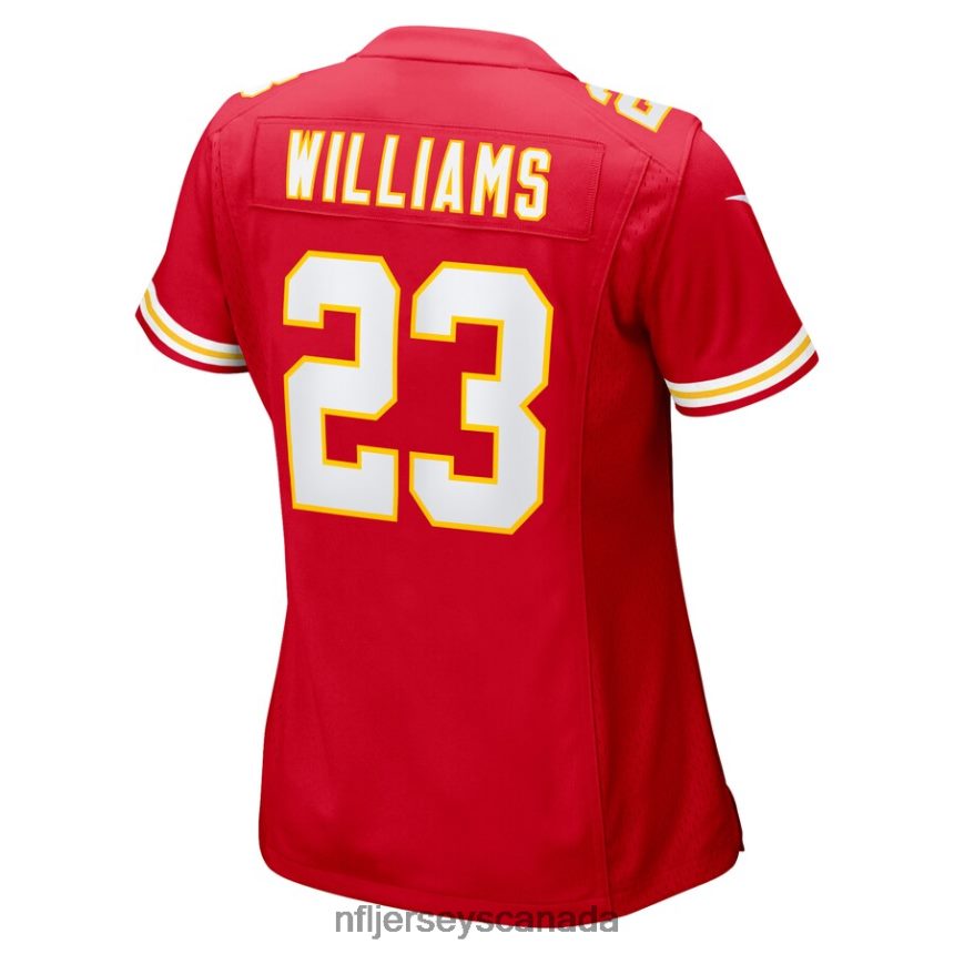 Women Kansas City Chiefs Joshua Williams Nike Red Game Player Jersey Clothing NFL TBXFR62566