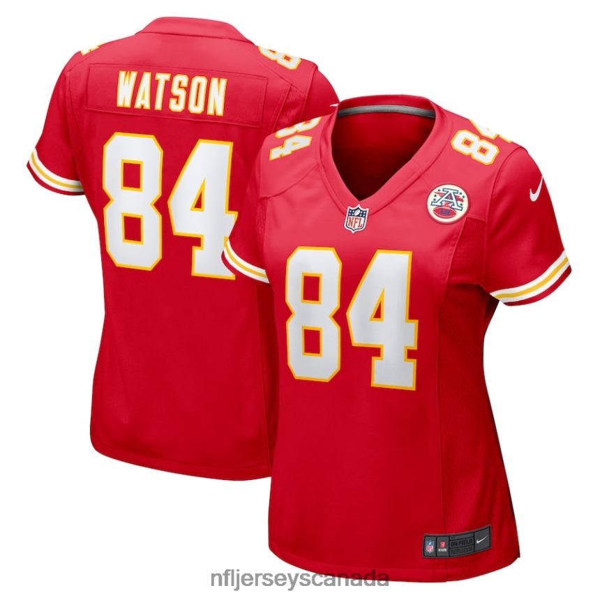 Women Kansas City Chiefs Justin Watson Nike Red Game Player Jersey Clothing NFL TBXFR63286