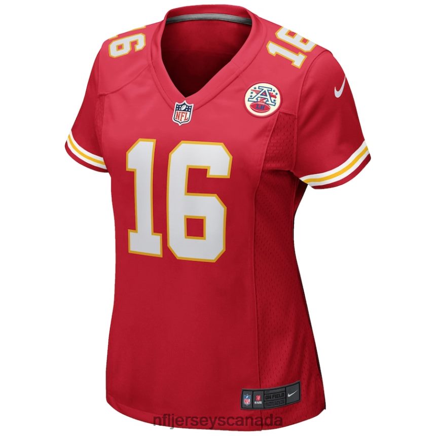 Women Kansas City Chiefs Len Dawson Nike Red Game Retired Player Jersey Clothing NFL TBXFR63342