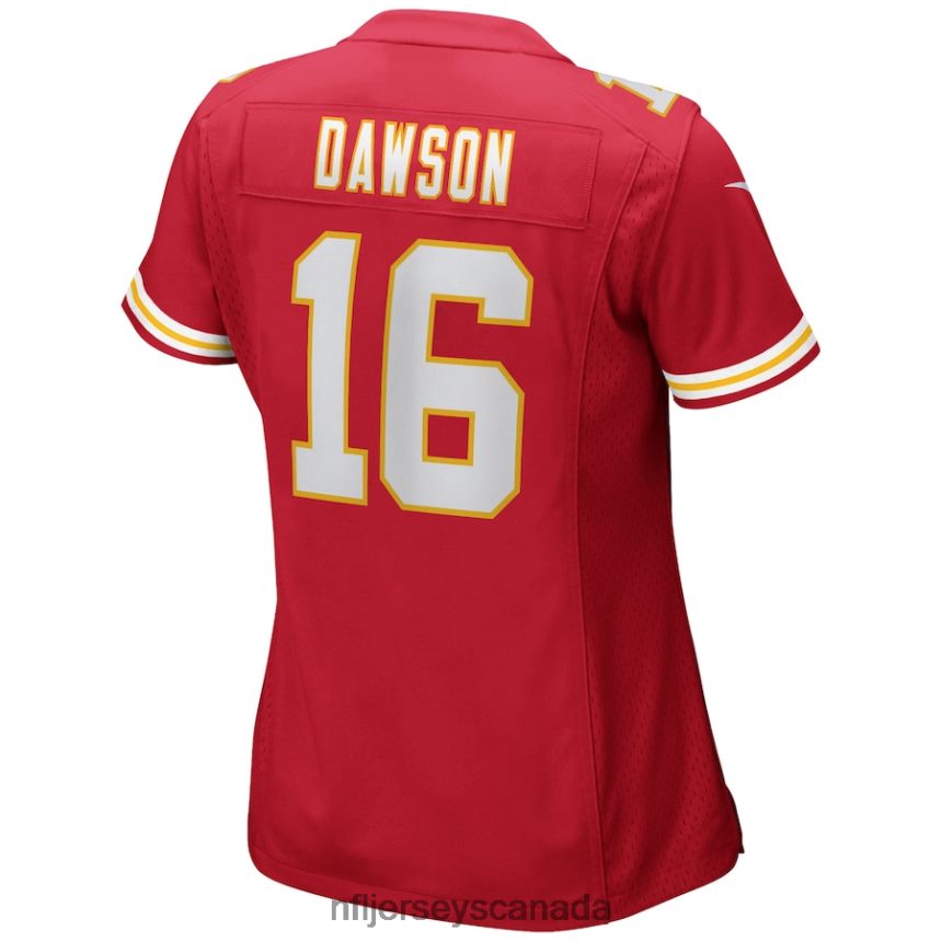 Women Kansas City Chiefs Len Dawson Nike Red Game Retired Player Jersey Clothing NFL TBXFR63342