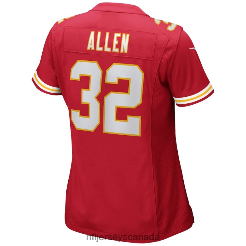 Women Kansas City Chiefs Marcus Allen Nike Red Game Retired Player Jersey Clothing NFL TBXFR63933