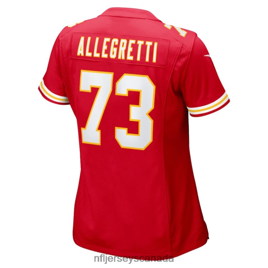 Women Kansas City Chiefs Nick Allegretti Nike Red Game Jersey Clothing NFL TBXFR63345